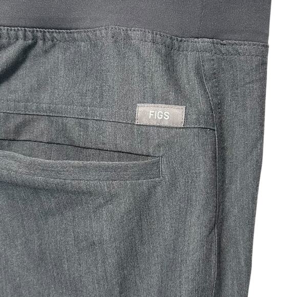 FIGS Axim Cargo Scrub Pants Men's Sz XL Graphite Gray Heathcare Stretch Comfort - Picture 5 of 6